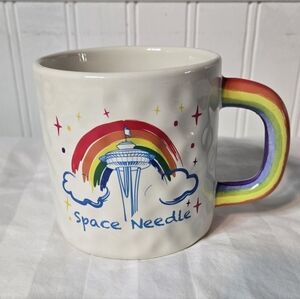 NWT Space Needle Rainbow Mug